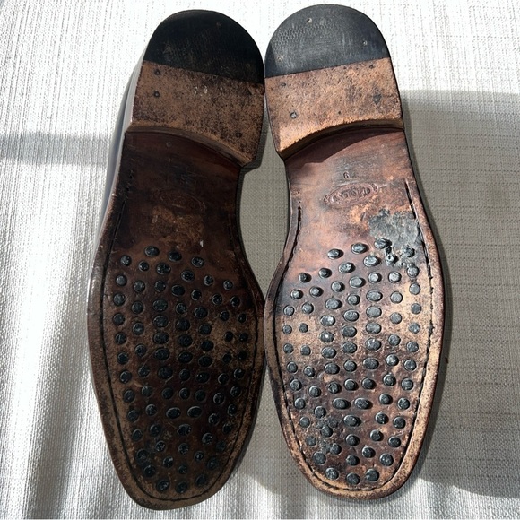Tod's Penny Loafers Brown Leather Men's Size US 9M - Picture 9 of 14